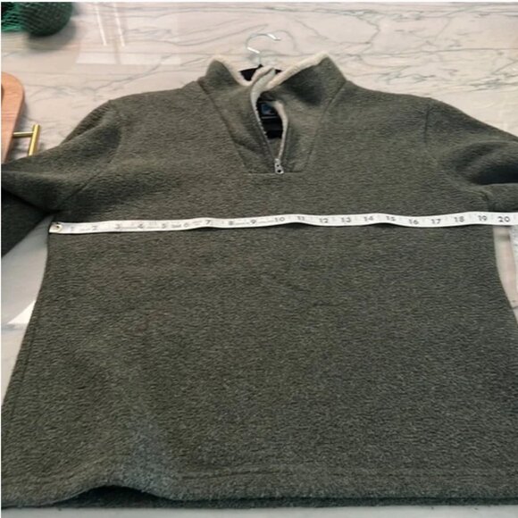 Kuhl 1/4 Zip Green Fleece Pullover - Picture 6 of 9